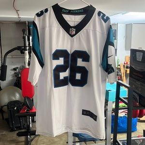 White Panthers Dontae Jackson NFL Jersey